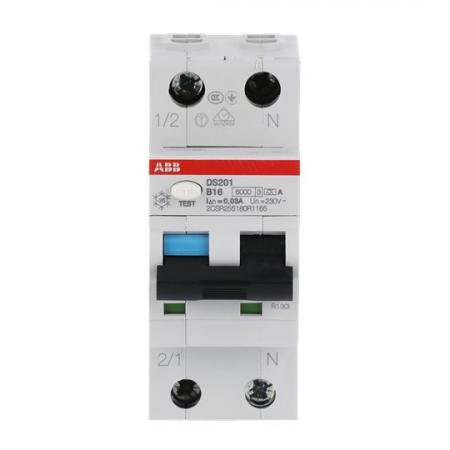 ABB DS201A-B16/0,03 FI/LS-Schalter 6kA, 1P+N, Typ A, B 16, 30mA