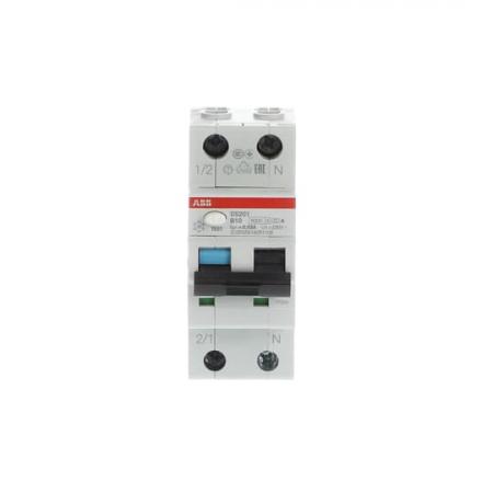 ABB DS201 B10 A30 FI/LS-Schalter 6kA, 1P+N, Typ A, B 10, 30mA