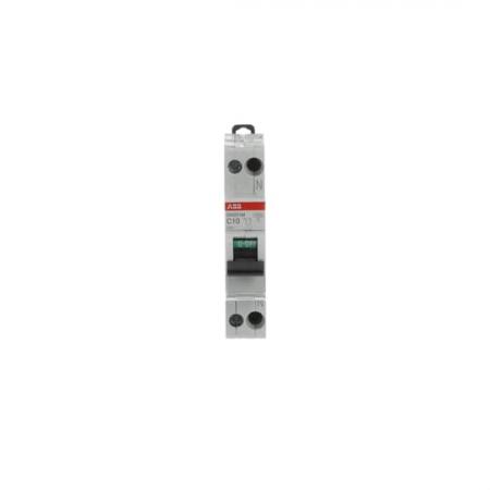 ABB SN201 M-C10 Sicherungsautomat C-Char., 10 kA, 10 A, 1P+N Neutralleiter rechts