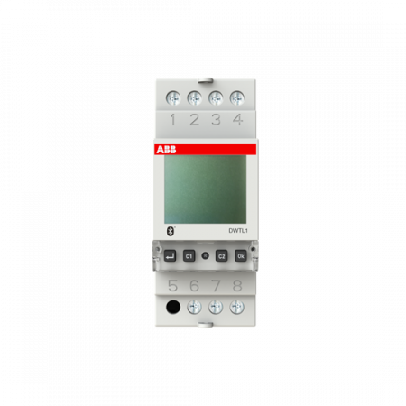 ABB DWTL1 Wochenzeitschaltuhr 1 Kanal Bluetooth Programmierung per App inkl. Dämmerungsschalter