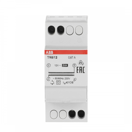 ABB TS8/12 Klingeltransformator 8 VA, 12 V AC