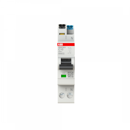 ABB SNX201-C10 Sicherungsautomat C-Char., 6KA, 1P+N, 10 A FlexLine Push-in Technologie