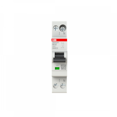 ABB SNX201-B32 Sicherungsautomat B-Char., 6KA, 1P+N, 32 A FlexLine Push-in Technologie