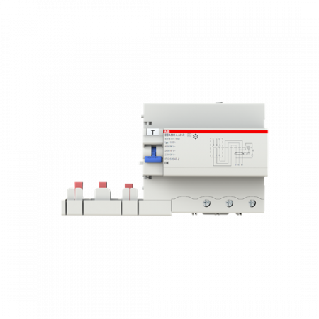 ABB DDA803A-100/0.03 APR DDA803A-100/0, 03 AP-R FI-Block für S803 3P Typ A 100A 30mA kurzzeitverzögert