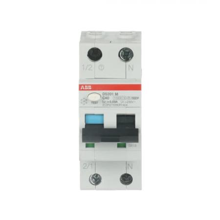 ABB DS201 M C40 F30 FI/LS-Schalter 10kA, 1P+N, Typ F, C 40, 30mA