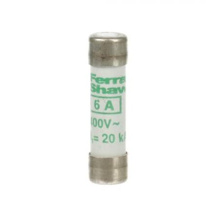 ABB E 9F8 AM6 Zylindrische Sicherung 6A, 8,5 x 31,5mm