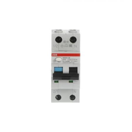 ABB DS201 M C10 A30 FI/LS-Schalter 10kA, 1P+N, Typ A, C 10, 30mA