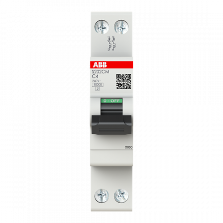ABB S202CM-C4 Sicherungsautomat    2P - 4 A - C(230 V) 10 kA