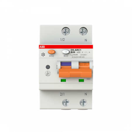 ABB DS-ARC1 B20 A30 AFDD+FI/LS 6 kA, 3TE 1P+N AFDD schützt vor Fehlerlichtbögen Fehlerlichtbogen-Schutzeinrichtung+FI/LS