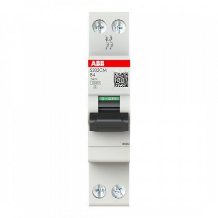 ABB S202CM-B4 Sicherungsautomat    2P - 4 A - B(230 V) 10 kA