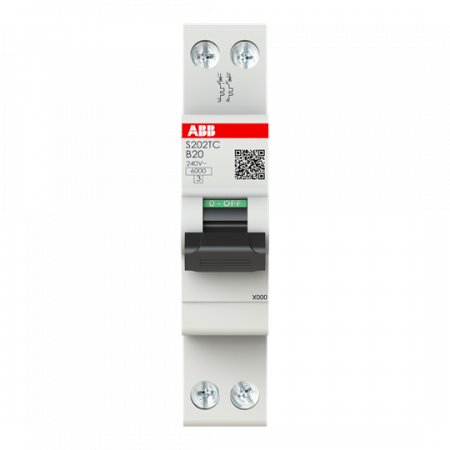 ABB S202TC-B20 Sicherungsautomat    2P - 20 A - B(230 V) 6 kA