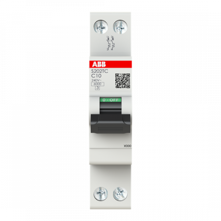 ABB S202TC-C10 Sicherungsautomat    2P - 10 A - C(230 V) 6 kA