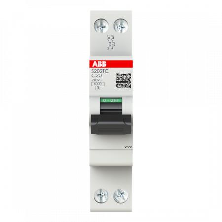 ABB S202TC-C20 Sicherungsautomat    2P - 20 A - C(230 V) 6 kA