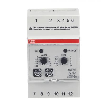ABB RD3-48 Differenzstromrelais 12-48 V AC/DC 12-48 V AC/DC