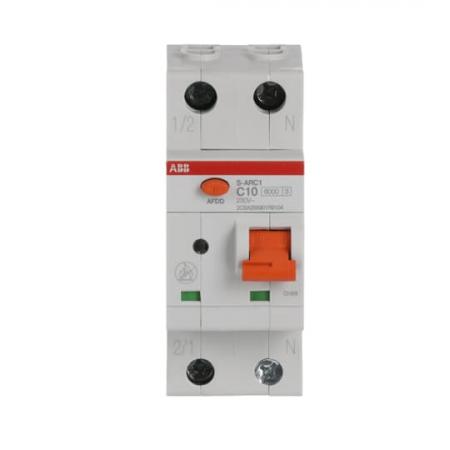 ABB S-ARC1 C10 AFDD+LS, 6 kA, 1P+N, 2TE Fehlerlichtbogen-Schutzeinrichtung + LS