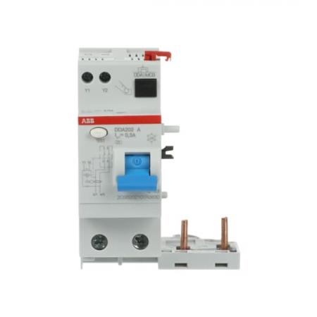 ABB DDA202 A-63/0.3 FI-Block für S202/S302 2P, Typ A, 63A, 300mA