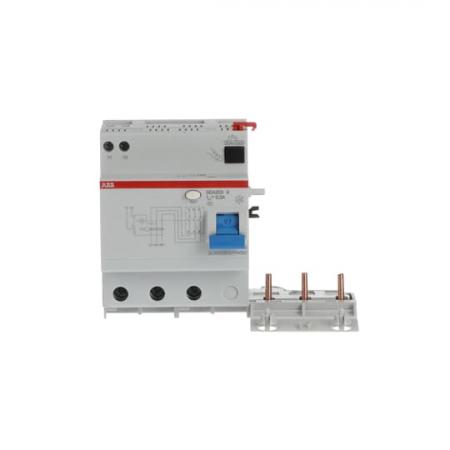 ABB DDA203 A-63/0.5 FI-Block für S203/S303 3P, Typ A, 63A, 500mA