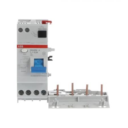 ABB DDA204 A-25/0.3 FI-Block für S204/S304 4P, Typ A, 25A, 300mA