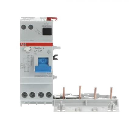 ABB DDA204 A-40/0.3 FI-Block für S204/S304 4P, Typ A, 40A, 300mA