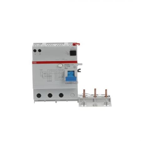 ABB DDA203 A S-63/0.5 FI-Block für S203/S303 3P, Typ A, 63A, 500mA, selektiv