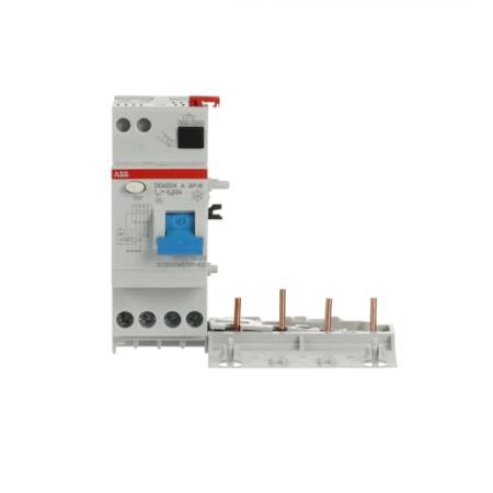 ABB DDA204 A-40/0.03 AP-R FI-Block für S204/S304 4P, Typ A, 40A, 30mA, kurzzeitverzögert
