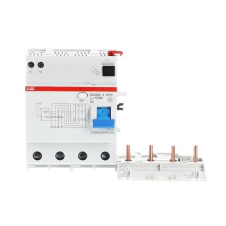 ABB DDA204 A-63/0.03 AP-R FI-Block für S204/S304 4P, Typ A, 63A, 30mA, kurzzeitverzögert