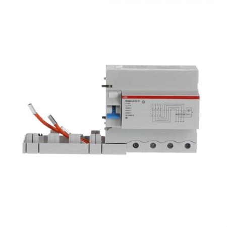 ABB DDA804 A S-63/0.3 FI-Block (RCU) Typ A 4P 63 A 300 mA selektiv für HLS (HPMCB) S804 4P