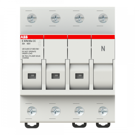 ABB E 93N/30s CC Sicherungshalter 3P+N, In=30A mit Sicherungsbruchanzeige