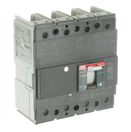 ABB XT3N 250 TMD 200-2000 4p F F InN=100% Kompaktleistungsschalter Tmax XT3 mit vorderseitigen Anschlüssen, 3polig