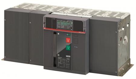 ABB E6.2H/E9 6300 Ekip Dip LSI 3p FHR Offener Leistungsschalter Emax2 rückseitig waagerechte Flachanschlüsse In=6300 A 3P 900 V Version F