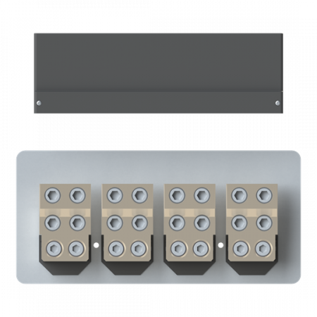 ABB KIT FCCuAl4x240mm2/500kcmil XT7/M F 4pcs Anschlüsse Kupfer/Alu-Kabel Zubehör für XT7 und XT7M