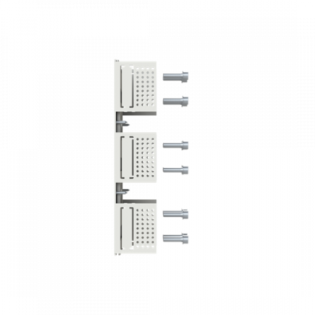 ABB KIT EF FP XT6 3pcs Vorderseitig verlängertes Anschlusszubehör für Unterteil Zubehör für XT6