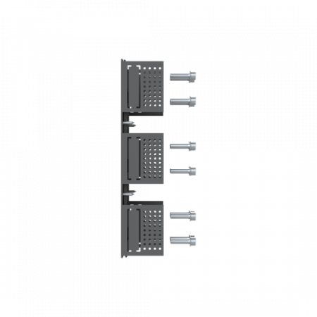 ABB Kit HR FP XT6 3pcs Rückseitig horizontale Anschlüsse für Unterteil, 3polig Zubehör für XT6