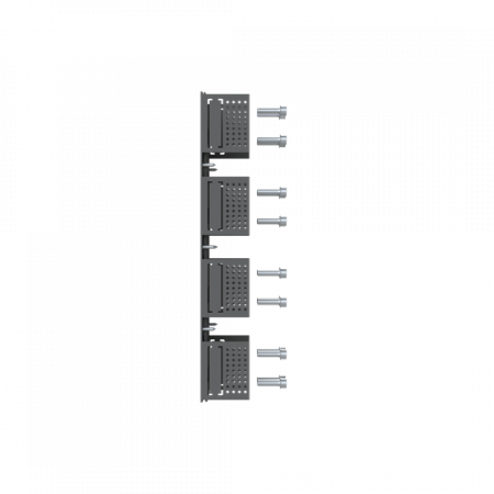ABB Kit HR FP XT6 4pcs Rückseitig horizontale Anschlüsse für Unterteil, 4polig Zubehör für XT6