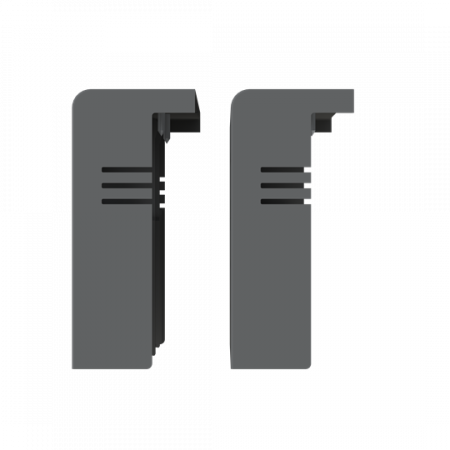 ABB LTC XT5 3p TERMINAL COVERS LOW 2pcs Anschlussabdeckungen, flach, nur für rückseitigen Anschluss, 3polig Zubehör für XT5