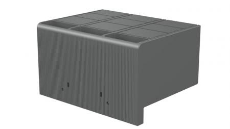 ABB HTC - XT7/XT7M 4p 2pcs Anschlussabdeckungen, hoch, nur für rückseitigen Anschluss, 3polig Zubehör für XT7