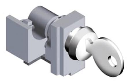 ABB MOL-S XT5-XT6 KE.LO. RONIS EQ.D 1228xMOE Schlüsselverriegelung in AUS-Position, Ronis Schlüssel Typ D für Motor MOE Zubehör für XT5 und XT6