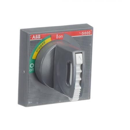 ABB RHE_H S800 TRAN.ROT.HANDLE STA. .ABB-CMC Drehhebel Anthrazit für die Türmontage