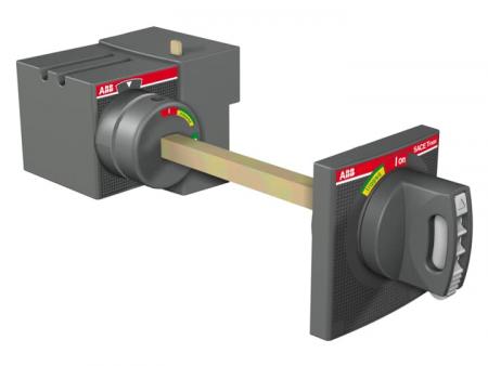 ABB RHS R XT1-XT3 F/P STAND. DX LATERAL Drehantrieb, grau, Festeinbau, steckbar, Seite rechts Zubehör für XT1 und XT3