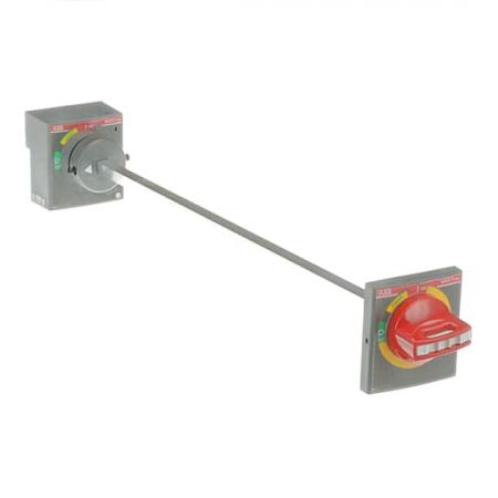 ABB RHE_EM XT2-XT4 F/P EMER. RETURNED Drehantrieb, rot/gelb, Festeinbau, steckbar Zubehör für XT2 und XT4