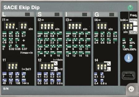 ABB EKIP DIP LSI  E1.2..E6.2 Ekip Schutzauslöser