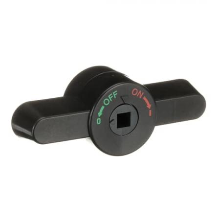 ABB RHE NFPA XT1..XT6-T5 HANDLE xADJ.D.ROT.H Drehantrieb, rot/gelb Zubehör XT1 bis XT6