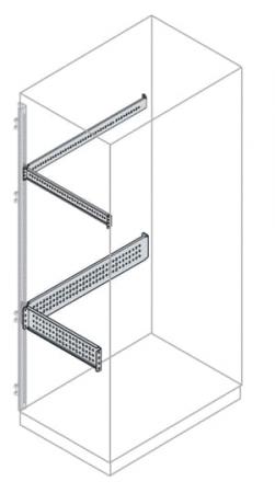 ABB IS2-EB0550 2 Querstreben hinten, H=100mm, B=500mm, T=500mm
