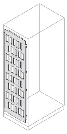 ABB IS2-EE2052 Tragplatte für Steckverbinder, 40 Löcher H=2000mm, T=500mm