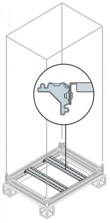 ABB IS2-EB1100 2 Querstreben 130kg Sockel, T=1000mm