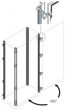 ABB IS2-EV0120 Holm 4 Schanier 180° Offen H=2000, Zubehör AM2/IS2 Gehäuse
