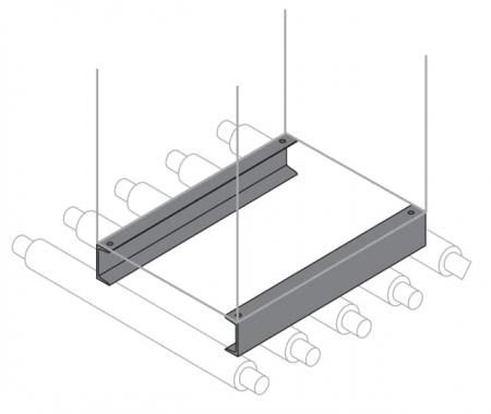 ABB IS2-EZ1001 Stahlschiene 2, H=100mm, B=1000mm, IS2