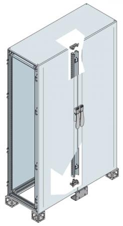 ABB IS2-ES2018K IS2 Steuerschrank Stahlblechtür, Falzverschluss H=2000, B=1000, T=800