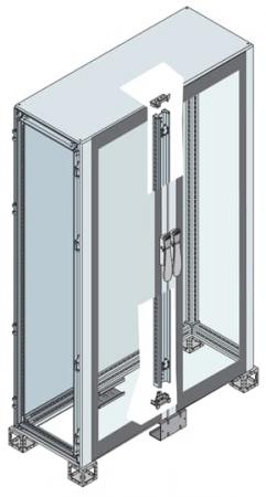 ABB IS2-ES1826VK IS2 Steuerschrank Glastür, H=1800mm, B=1200mm, T=600mm