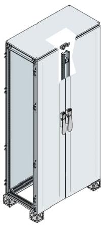ABB IS2-ES2204FV4K IS2 Steuerschrank Blechtür, mit Kabelraum H=2200, B=1000, T=400